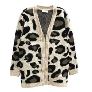 Leopard print cardigan from Stitch Fix (M)